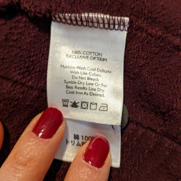 Eddie Bauer Embroidered Floral Cardigan - Picture 9 of 9